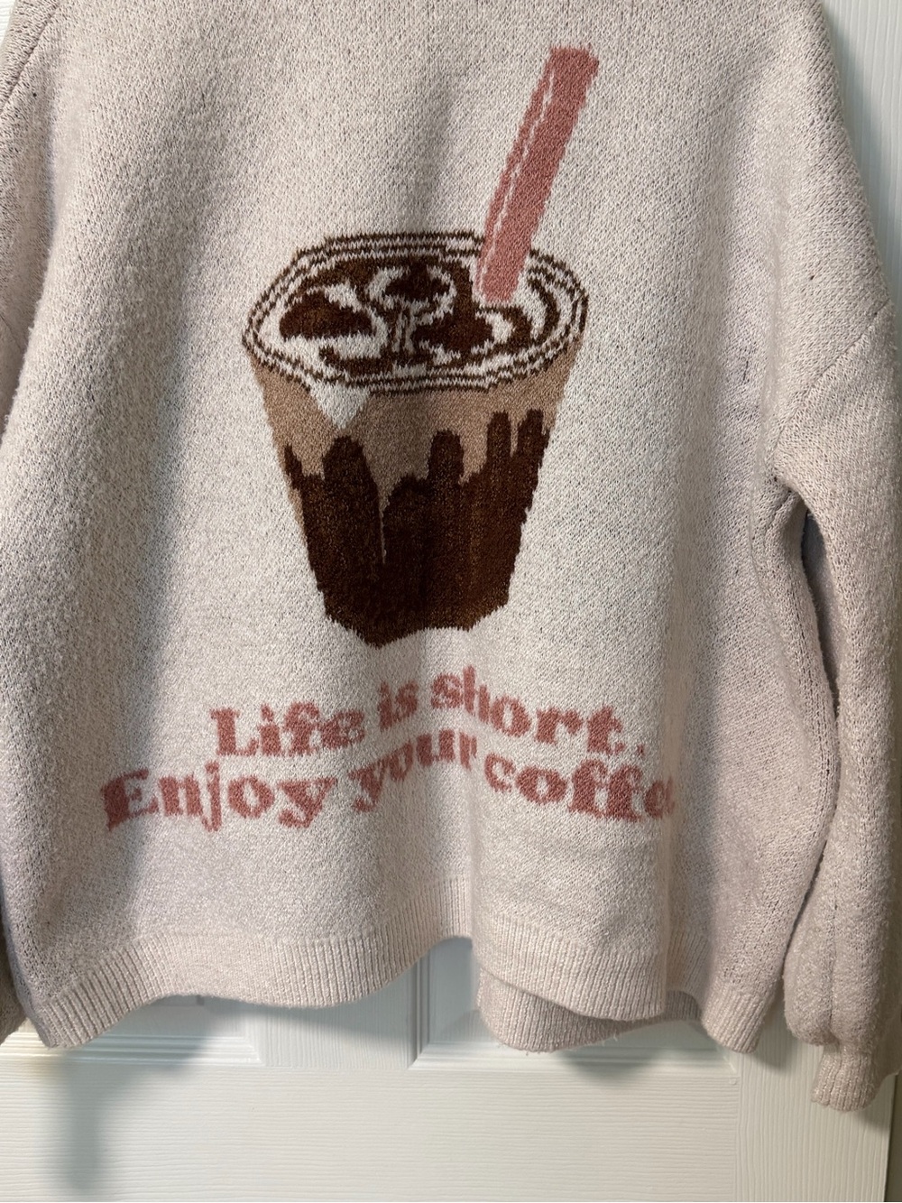 Womens Coffee Cardigan by Vici Sz M/L